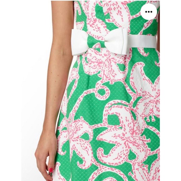 NEW $228 LILLY PULITZER Amberly Twinkle Floral Pink Pattern Strapless Dress Sz 2 - Picture 15 of 16